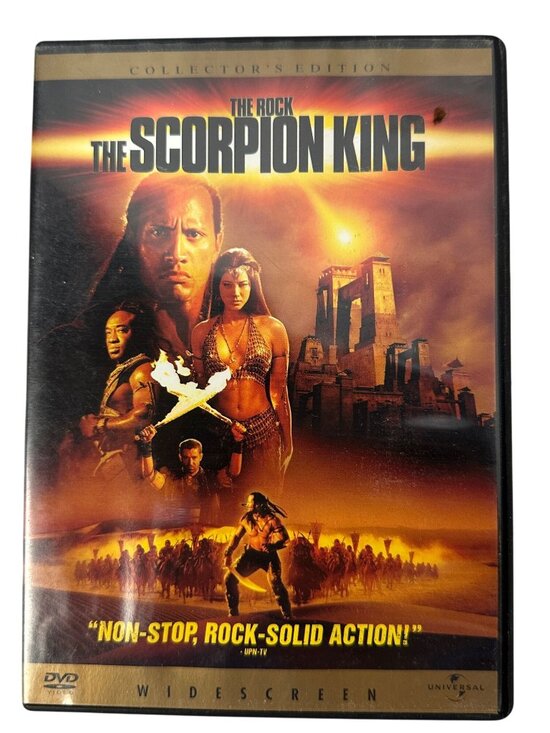 The Scorpion King 2002 PG13 Dwayne Johnson Universal DVD Collectors Edition - Picture 1 of 6